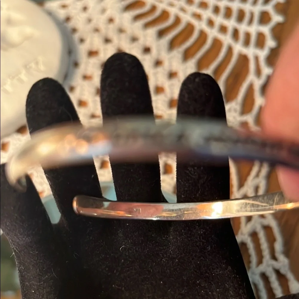 Silver Engraved Cuff Bracelet